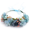 Cross -border new super fairy simulation flower ring headwear bride jewelry outdoor shooting flower ring tourism holiday flower ring