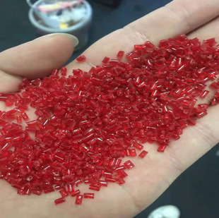 Red polycarbonate PC recycled plastic particles red transparent PC invoicing lampshade lamps
