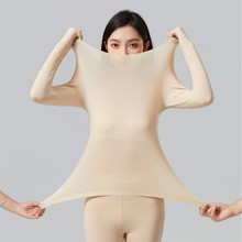 秋冬季37度恒温秋衣秋裤女套装超薄肌底衣美肤衣保暖无痕内衣批发