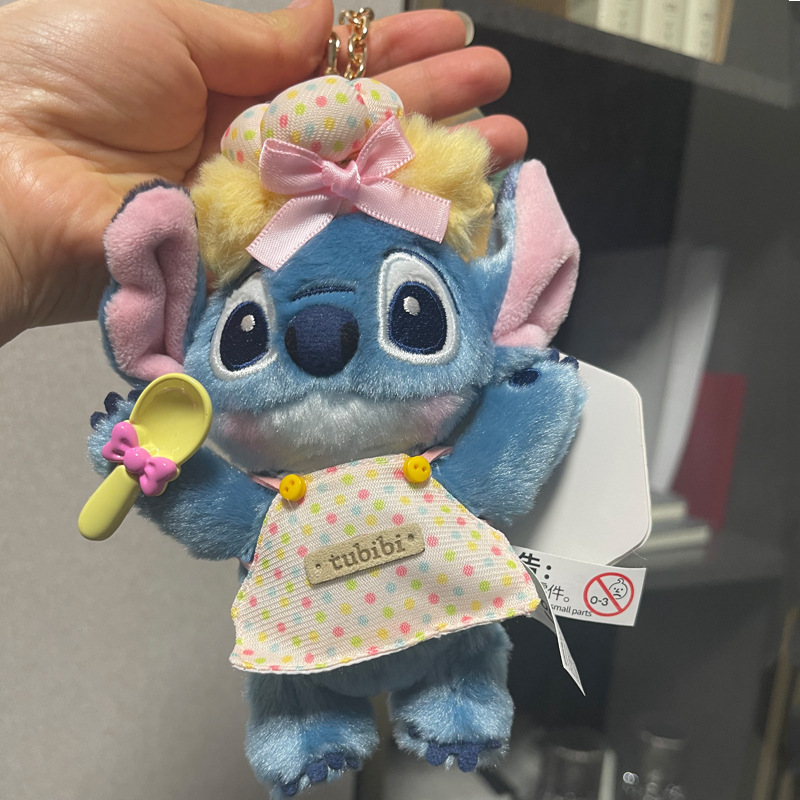 Authentic Disney Stitch Plush Doll Bag Pendant Keychain Car Hanging Decoration Cute Gift for Friends Toy Authentic Disney Stitch Plush Doll Bag Pendant Keychain Car Hanging Decoration Cute Gift for Friends Toy