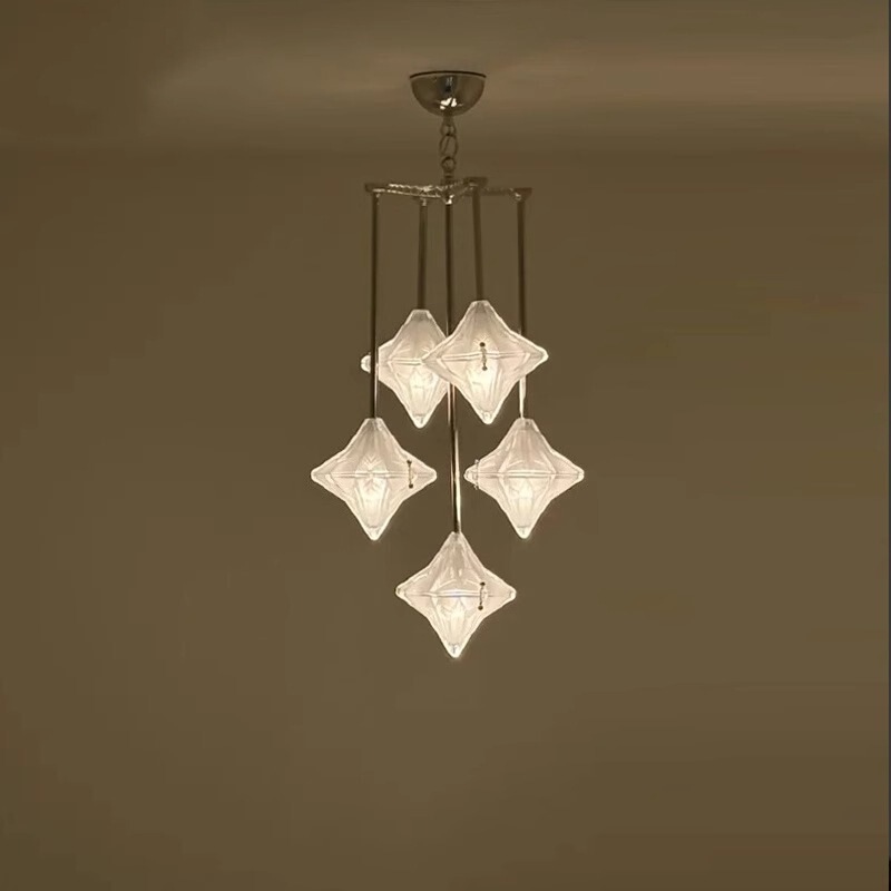 Poof Spirit Poof Spirit Star Chandelier Art Deco Middle Ancient Glass Lamp Living Room Dining Room Island Retro Copper Lamp Poof Spirit Poof Spirit Star Chandelier Art Deco Middle Ancient Glass Lamp Living Room Dining Room Island Retro Copper Lamp