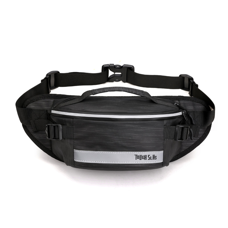 Nueva fábrica directa de los hombres bolsa de mensajero casual moda al aire libre bolsa de pecho deportes corriendo ceñida bolsa de cintura