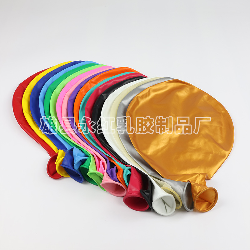 36 pulgadas grandes, globos redondos, fiesta de boda, decoración de globo de látex, fábrica de cabello recto, gran globo