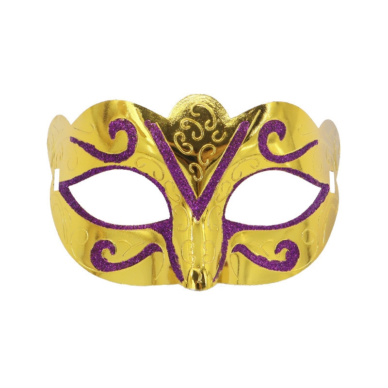 Mariposa máscara pintada mitad cara lucha libre mano de juego de rol visera carnaval Halloween props fiesta TK