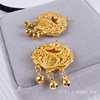 Pendant, metal small bell with accessories suitable for men and women, chain for key bag , new collection, longevity lock
