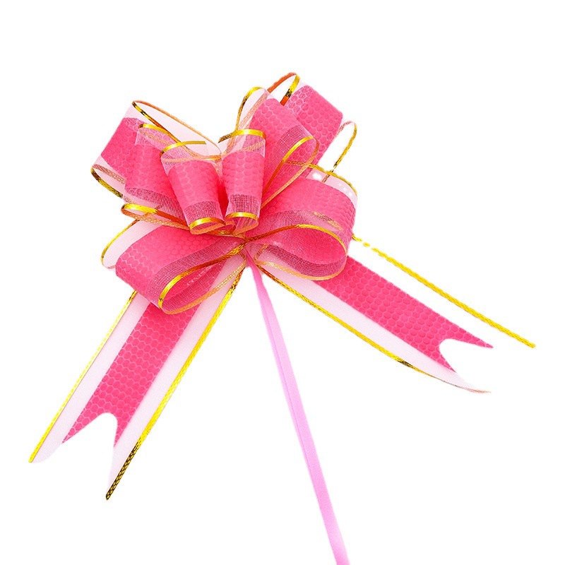 Transfronterizo 50 gran patrón de piedra hilo de nieve arco flor tirada a mano tela no tejida Festival de la boda guirnalda cinta guirnalda