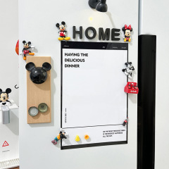 Mickey Lamp Magnet Refrigerator Magnet Message Board Set, Compatible with Entry Door Home Bear Home Decor Bottle Opener