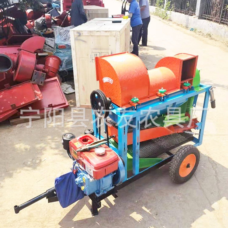 电动水稻脱粒机藜麦高粱谷子脱粒机 700型号打豆子机脱的干净