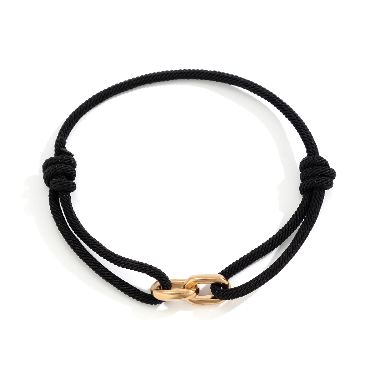 Herrarmband minimalistisk milanese rep justerbart kors_voghion.com