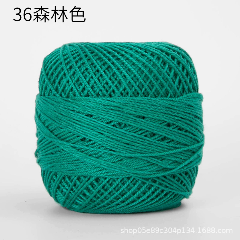 Шёлковая crochet нить шарики, 3 размера, разноцветная пряжа для вязания сумок и крючком