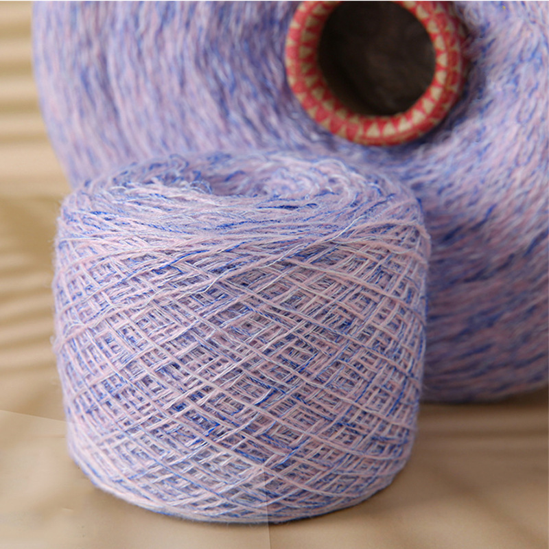 1/9NM 淡墨纱 31%腈纶 16%尼龙 50%涤纶 3%粘胶针织团线毛线现货