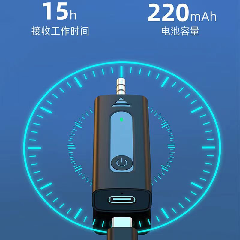 K35 clip de cuello uno a dos MICRÓFONO INALÁMBRICO video corto grabación en vivo radio Micrófono de reducción de ruido inteligente