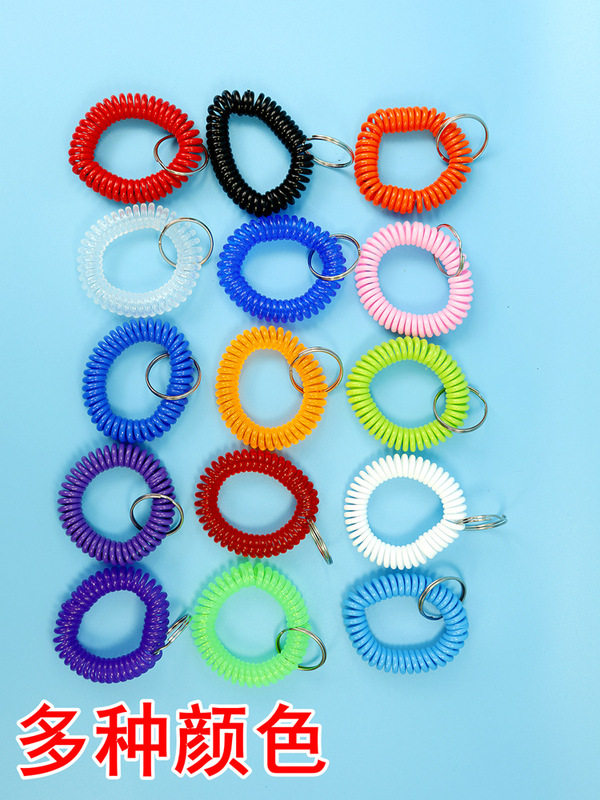 Large spring women's thick plastic headband bathroom wardrobe telephone line keychain hanging bracelet hair band soup Large spring women's thick plastic headband bathroom wardrobe telephone line keychain hanging bracelet hair band soup