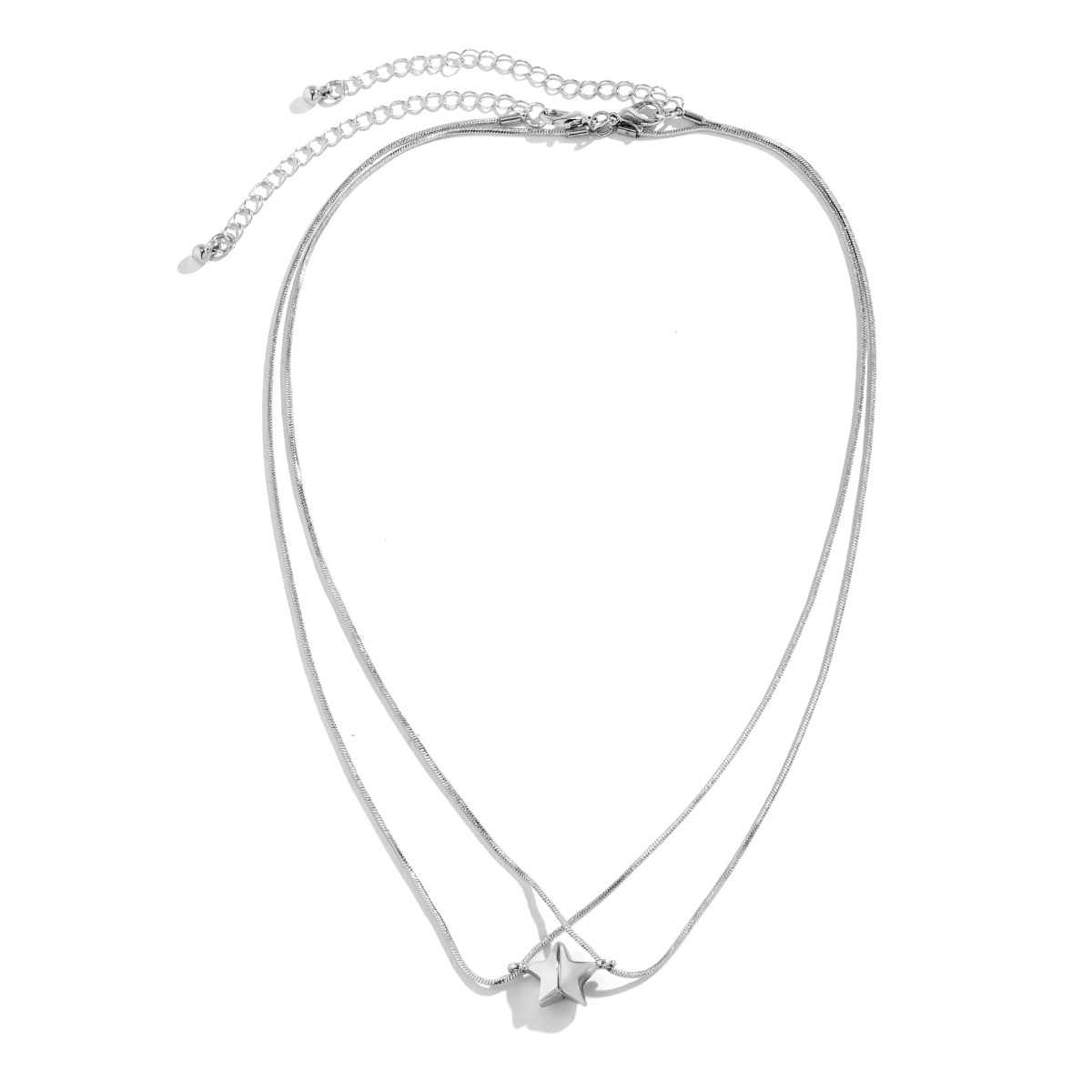 1 Set Fashion Star Alloy Plating Womenu0027S Pendant Necklace