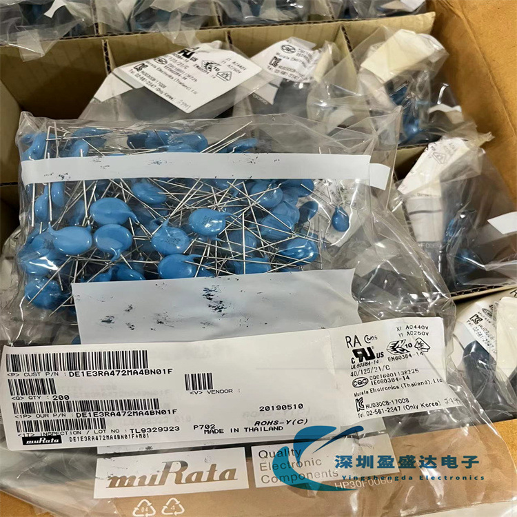 DE1E3RA472MA4BN01F RA472M 4700PF X1Y1 440VAC 472 Y电容