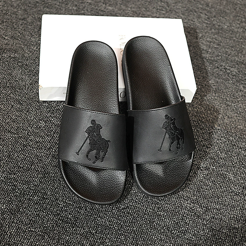 Мужские тапочки 2025 Популярный стиль Повседневные вышитые модные уличные шлепанцы Летние нескользящие износостойкие мужские сандалии.