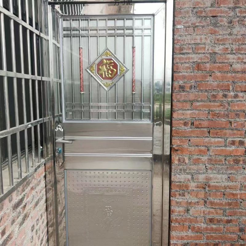 304加厚不锈钢门单门别墅防盗门家用乡村农村入户大门工程进户门|undefined