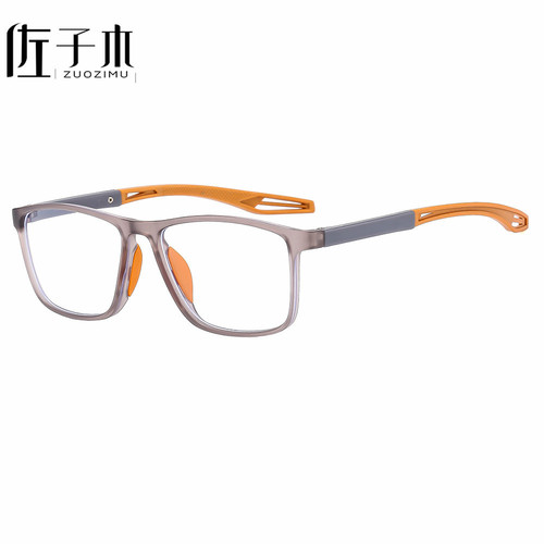 Sakomu's new fashionable large-frame sports frame optical mirrors anti-blue light flat light unisex reading glasses