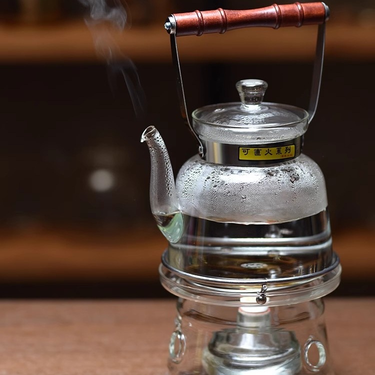一屋窑耐热玻璃酒精灯底座加热烧水泡茶壶保温底座煮茶器酒精茶炉