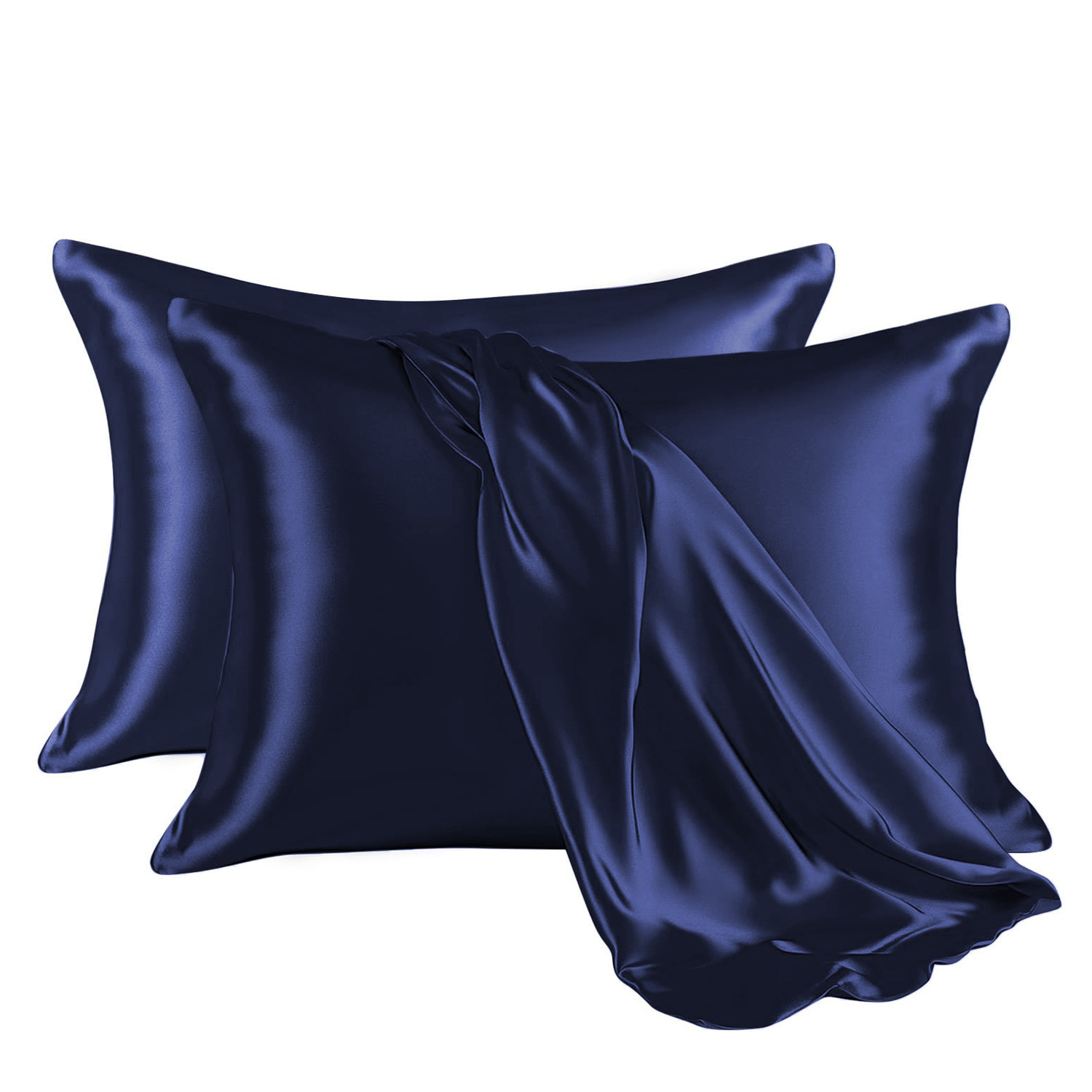 Simulación transfronteriza seda seda seda sobre de almohada de comercio exterior fábrica directa venta al por mayor almohada de color sólido + impresión.