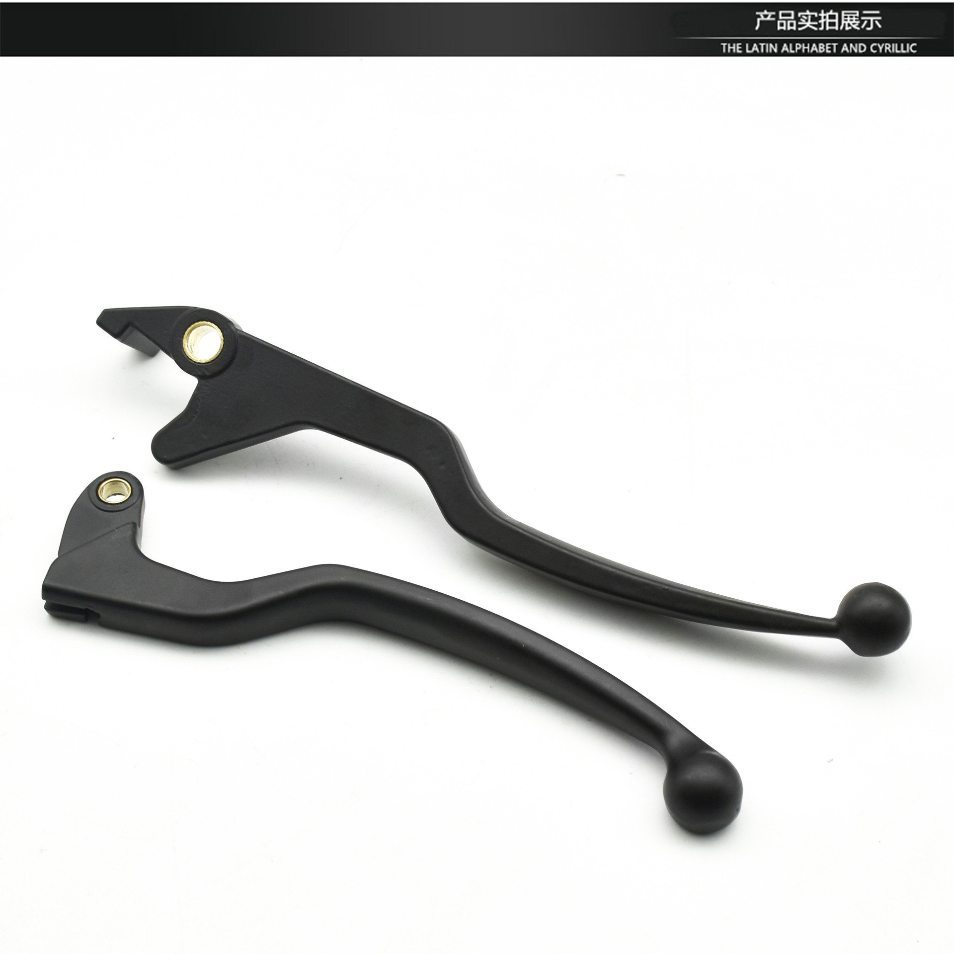 Adaptable a Suzuki Wang Prince GNGS125 Qianjiang motocicleta mano izquierda y derecha mango de acoplamiento de cuerno de toro accesorios de embrague