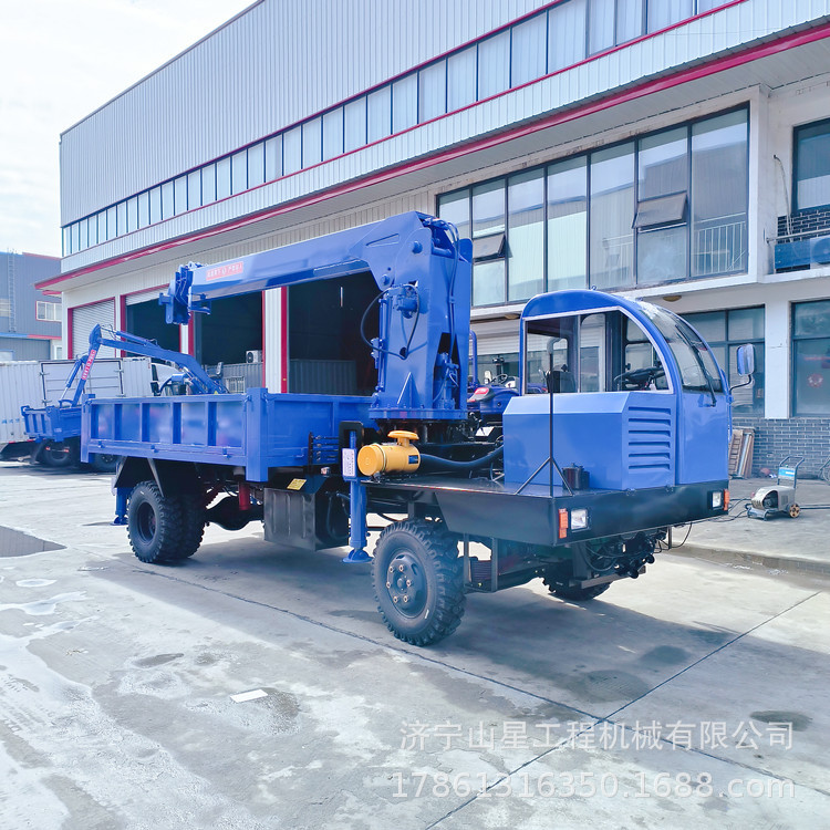 分时四驱随车吊运输车 四轮自备吊车 装载20吨随车吊自卸车