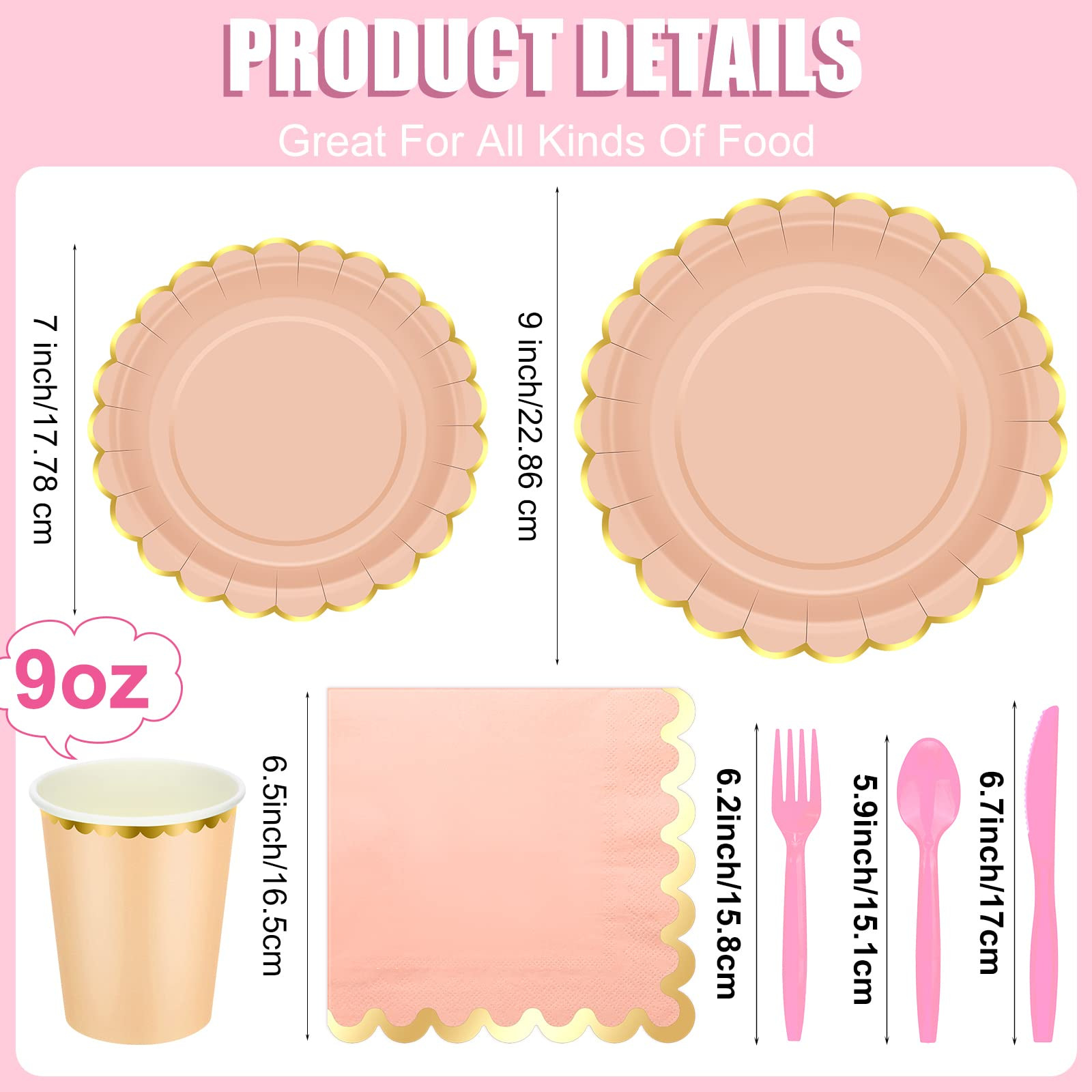 Venta caliente transfronteriza de EE. UU. Juego de vajilla desechable Suministros para fiestas Plato de papel desechable de encaje multicolor