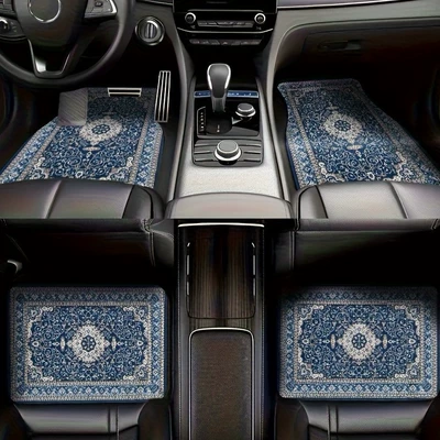 Avtomobil döşəmə paspasları — Style Car Floor Mats, Stain-Resistant - 1-138-suit-57-3344cm-two-piece-pack