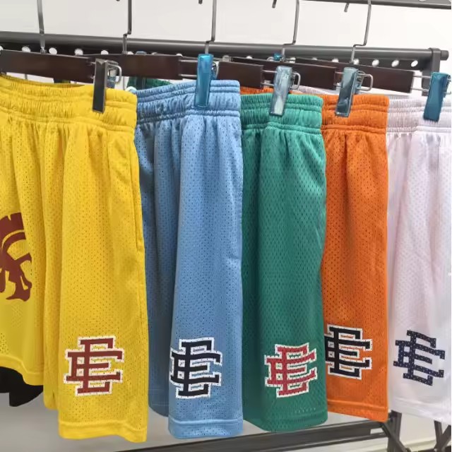 EE 아메리칸 스타일 팬츠 스포츠 팬츠 아마존 반바지 피트니스 남성용 루즈핏 고품질 속건 팬츠 농구복