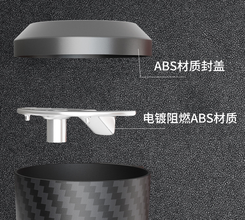 Factory Wholesale Multifunctional Car Ashtray with Lid, Car Ashtray for Both Car and Home Use
