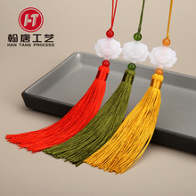 双面白玉莲花流苏穗子车挂扇子吊穗古风配件饰品古装挂件量大价优