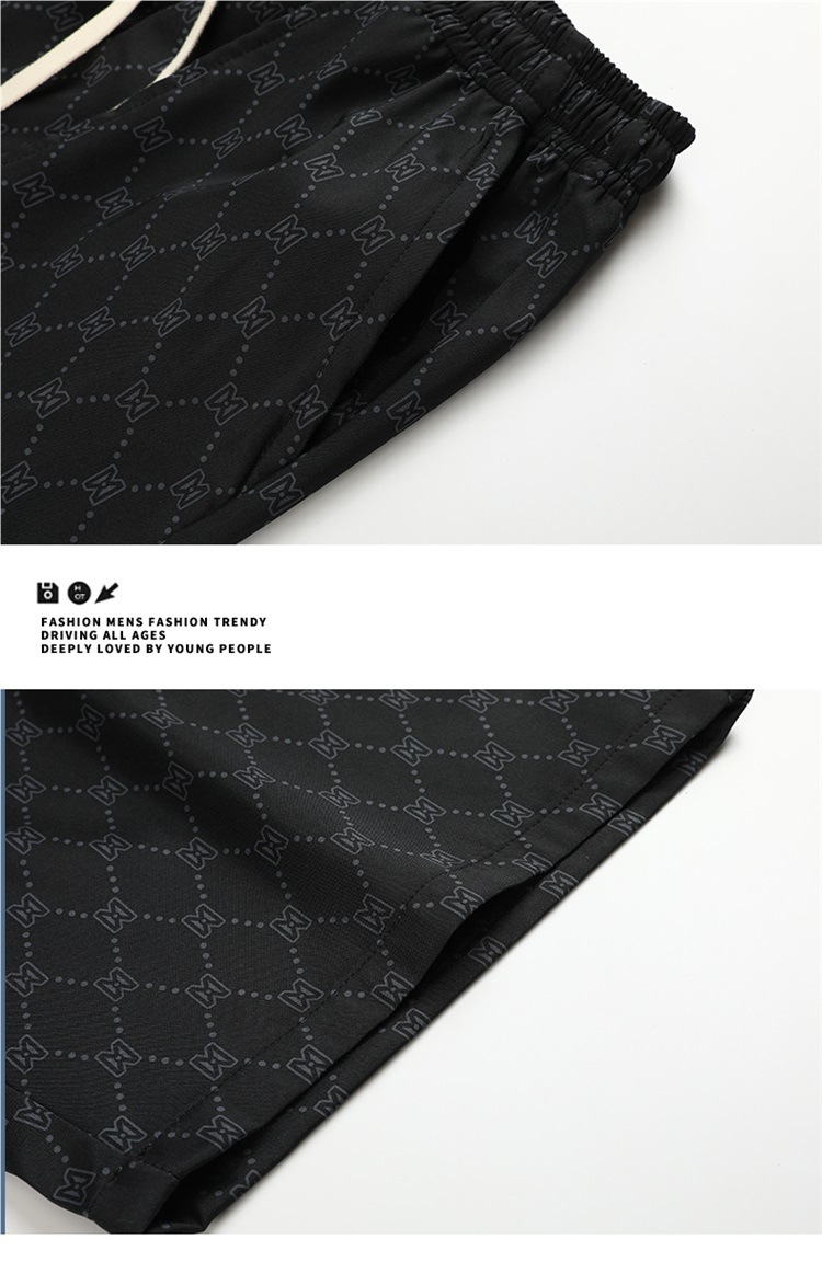 2023 nouveau short imprimé complet pour hommes été nouvelle marque de mode mince American Beachwear large_voghion.com