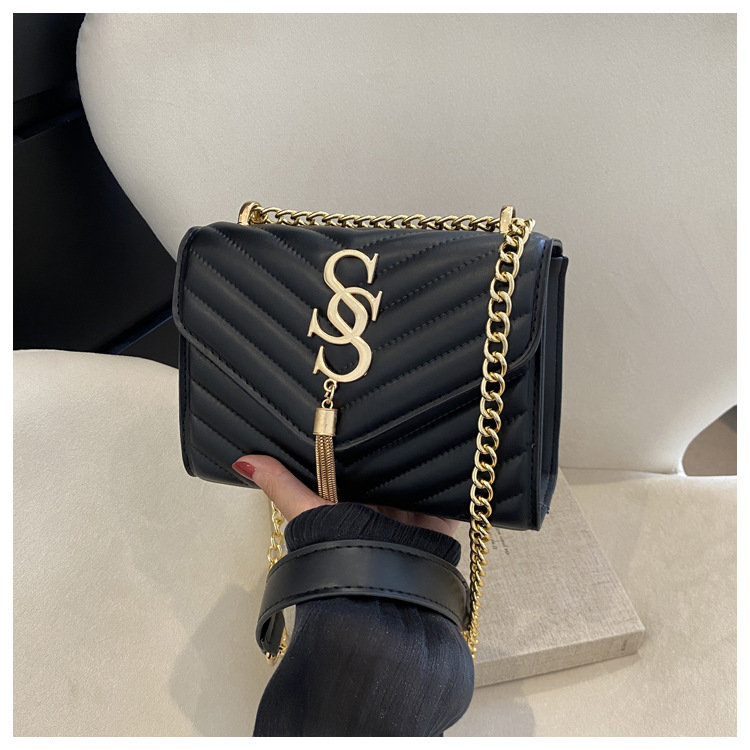 Damen Handtasche Im Western Stil Mit Kette Und Umhängefunktion_voghion.com