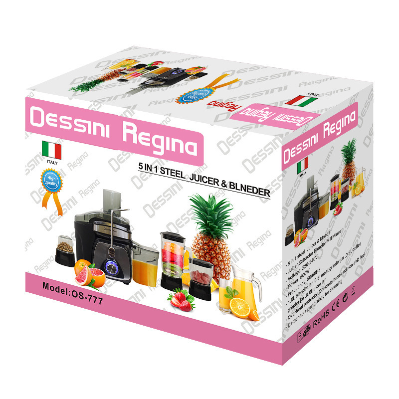 대외 무역 수출 DESSINI 과즙 믹서 5 대 1 요리 기계 주방 고기 분쇄기