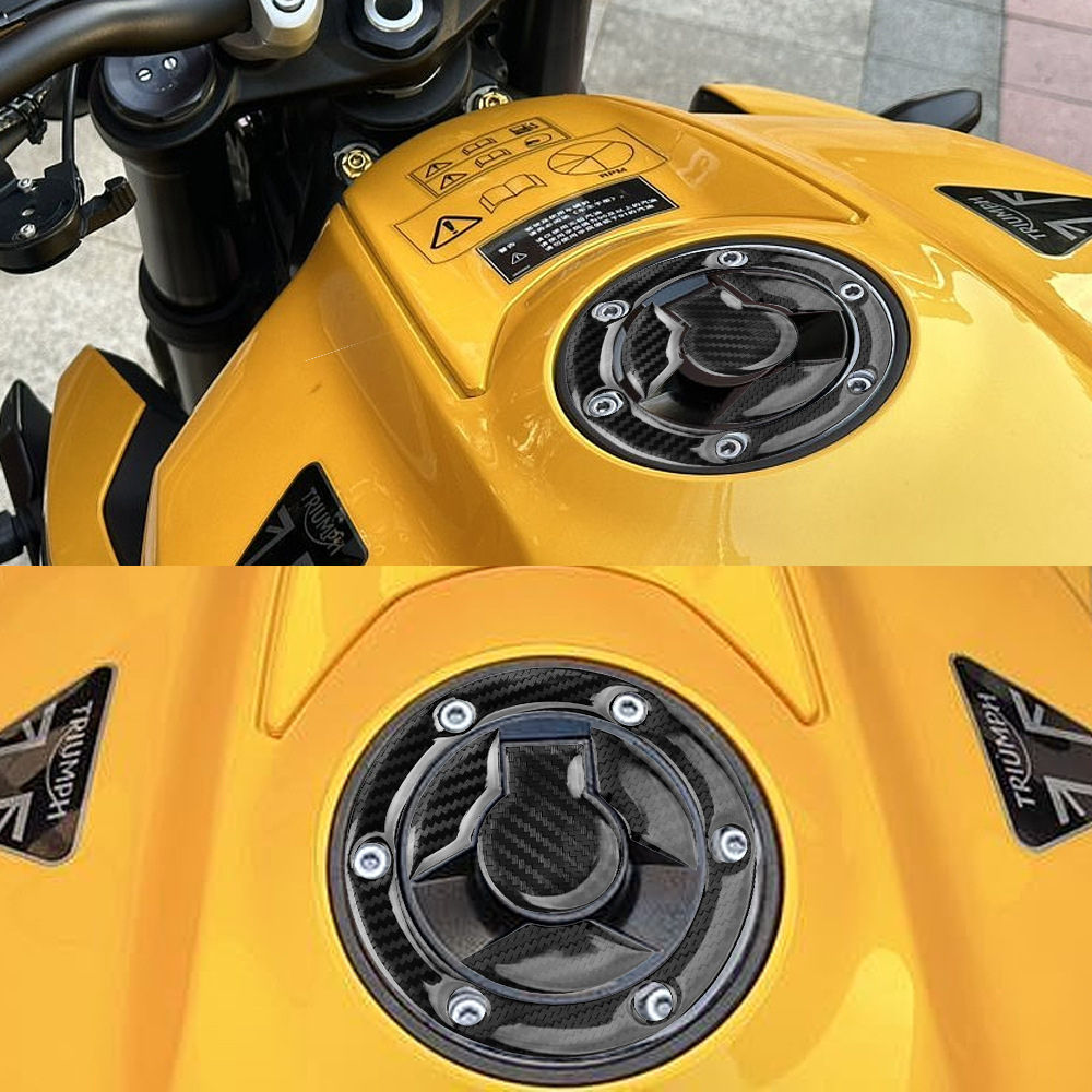 Aplicable Triumph Trident 660 Street Triple 765 20 - 24 Carbono Carbón Tap Tapes