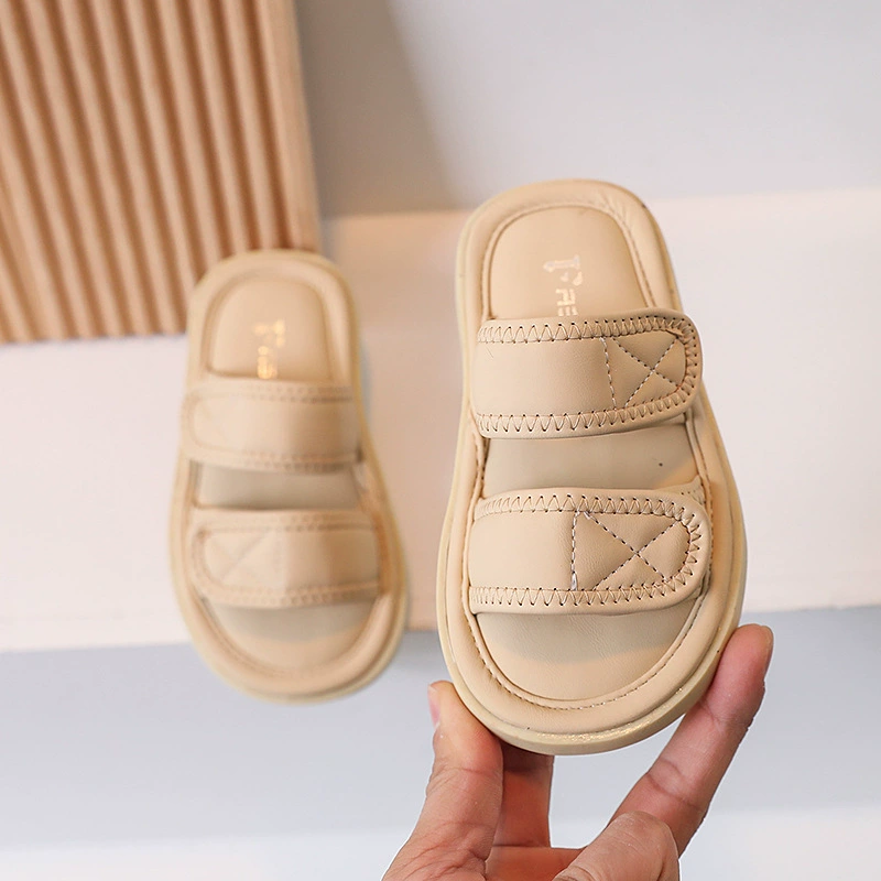 Оптовые детские тапочки 2025: летние новинки, стильные сандалии для мальчиков и девочек, домашние мягкие сандалии для принцесс