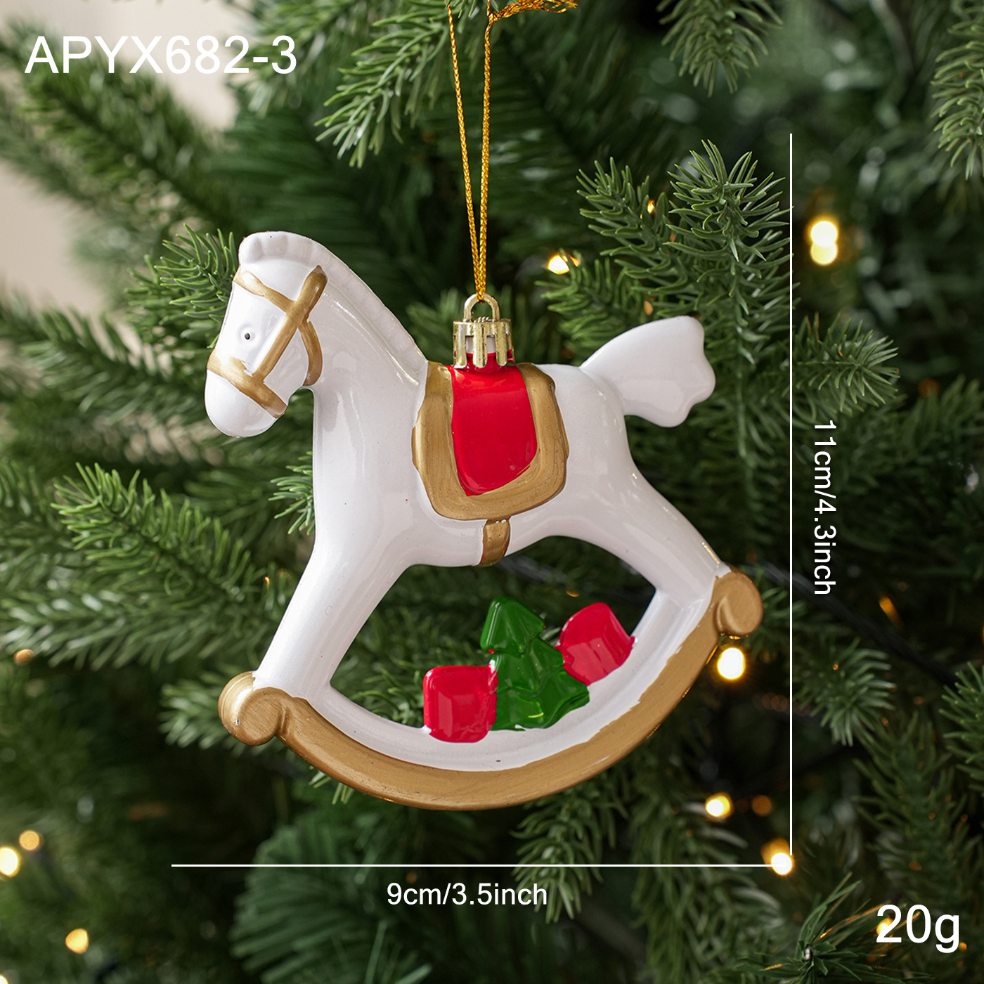 Colgante de árbol de Navidad transfronterizo Elf soldado colgante de color accesorios colgante colgante decoración de atmósfera de vacaciones