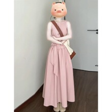 ��ɫϵ��ȹ�����L���|�o�䱳���B��ȹŮ�ļ��ַ�ʽ�����L��ȹ��