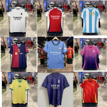 242526赛季泰版足球服阿根廷法国家队服球衣短袖上衣训练比赛服