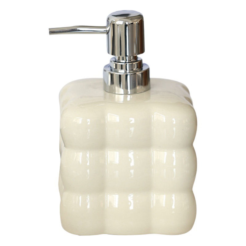 Botella de loción de lujo ligero estilo Prensa baño Baño hogar champú botella de gel de ducha desinfectante de manos sub-botella