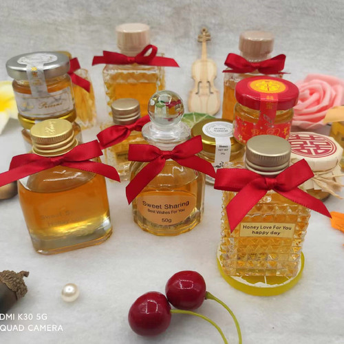 [Ximi] Honey small bottle manufacturer wholesale Ximi 28g bottled wedding honey finished honey souvenir