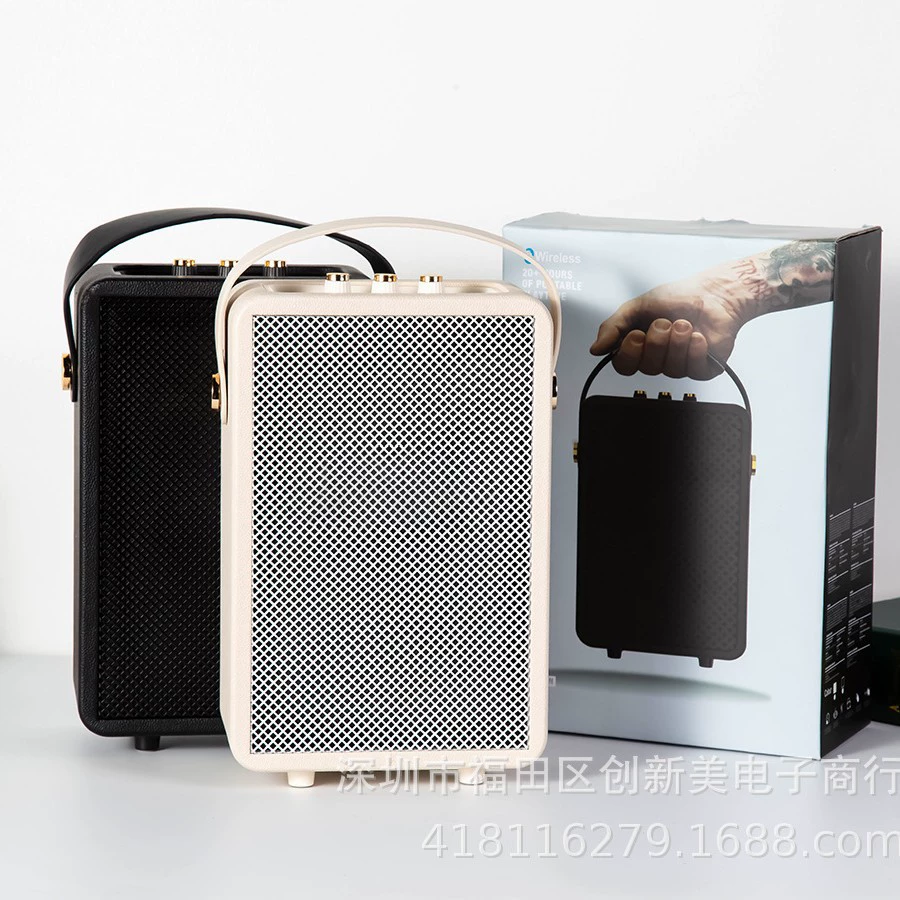 Трансграничная деревянная коробка M20 Audio Marshall Bluetooth беспроводной маленький динамик Портативный уличный аудио сабвуфер