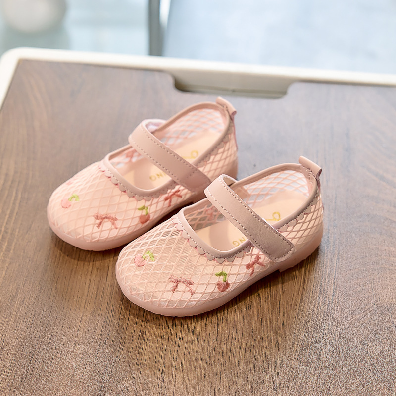 Zapatos para niñas 2026 primavera y verano zapatos para bebés con suela suave zapatos princesa zapatos para niños zapatos para niñas sandalias ventiladas