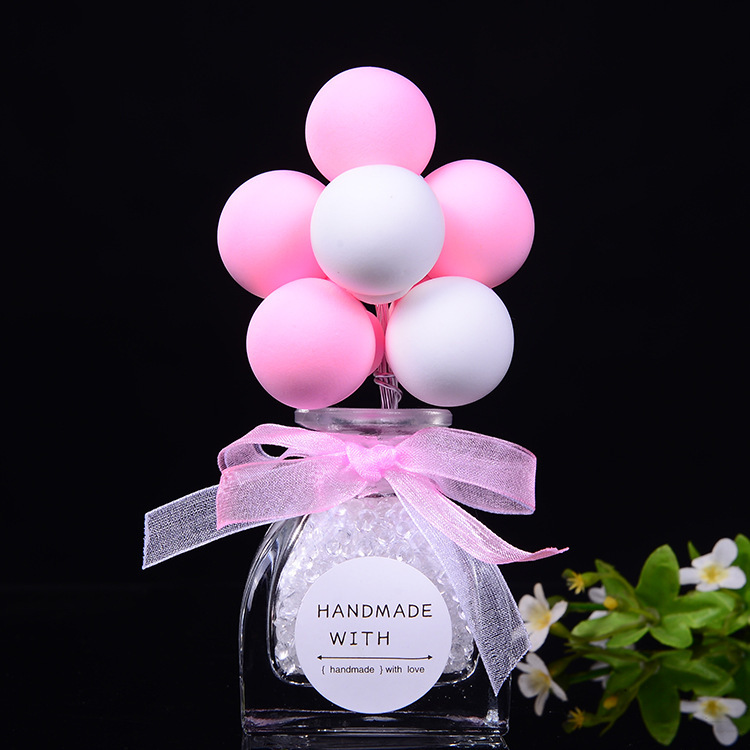 Primer amor sabor confesión creativa globo botella de vidrio adorno femenino tablero de instrumentos adorno consola central adorno interior