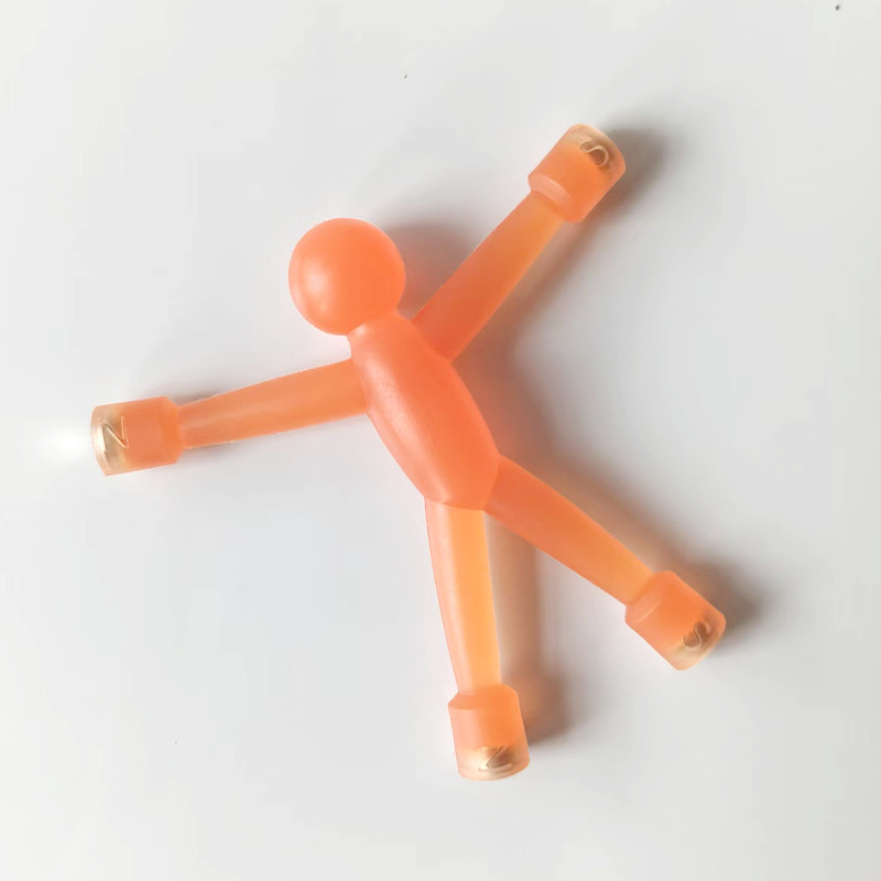 연한 주황색(작은 뚱뚱한 남자)