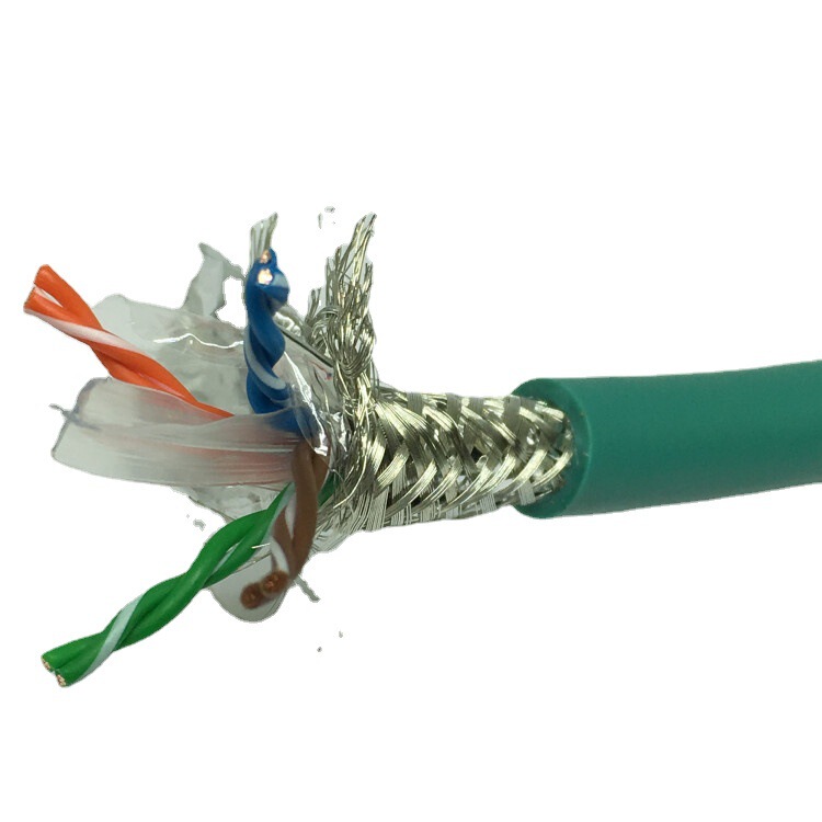 PUR shielded drag chain network cable folding cold-resistant oil-proof waterproof PUR Sports Network cable outdoor high and low temperature resistant network cable