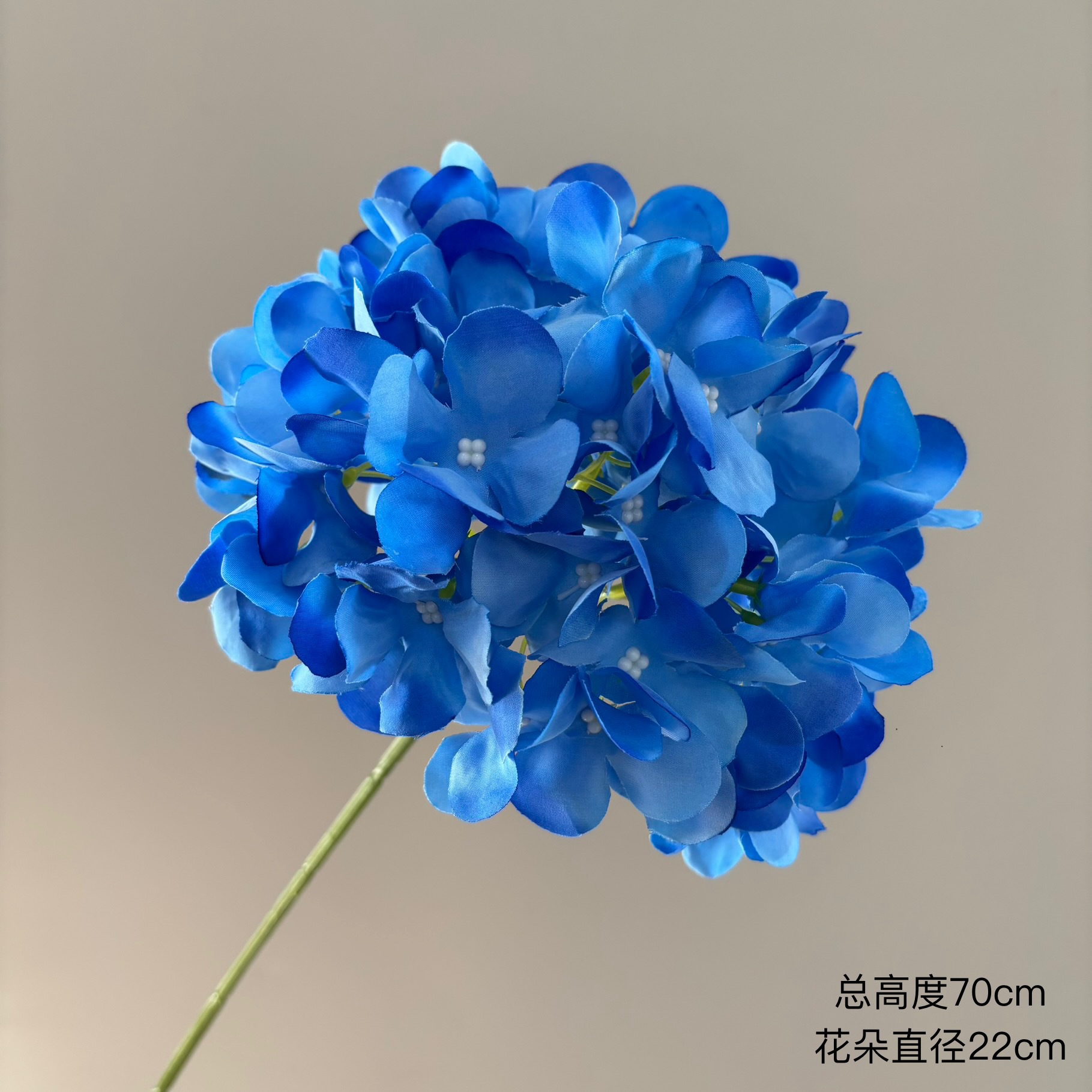 90개입 대형 수국 (짙은 파란색)