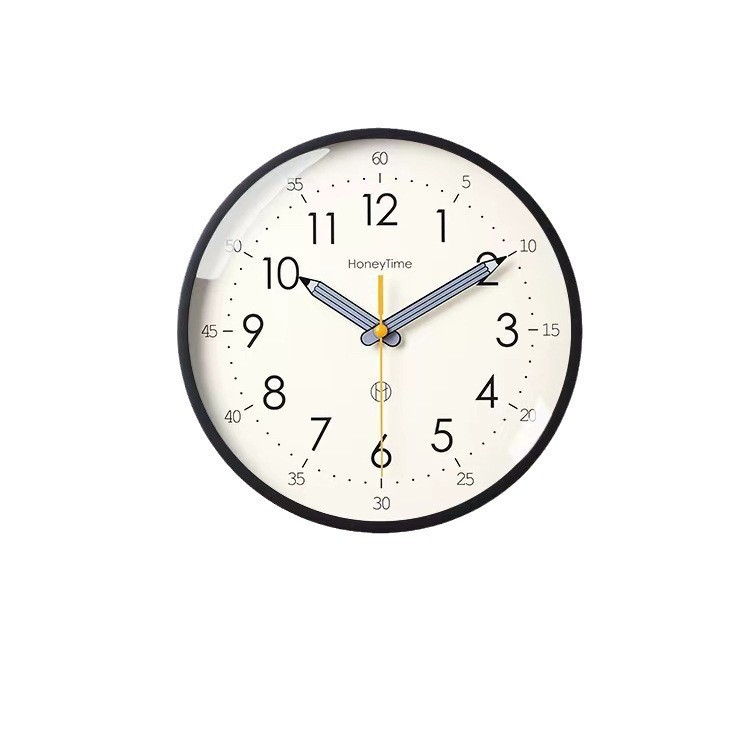 Reloj de pared simple moderno sin perforación sala de estar reloj doméstico de cuarzo dormitorio red reloj de pared nuevo reloj grande 2024