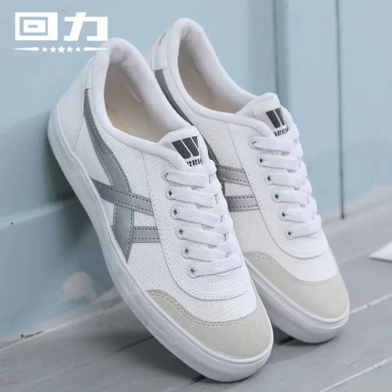 Парусиновые теннисные туфли Warrior, мужские и женские повседневные кроссовки, школьная обувь Гуандун Шэньчжэнь, Белая обувь WK-1 сухожильная подошва