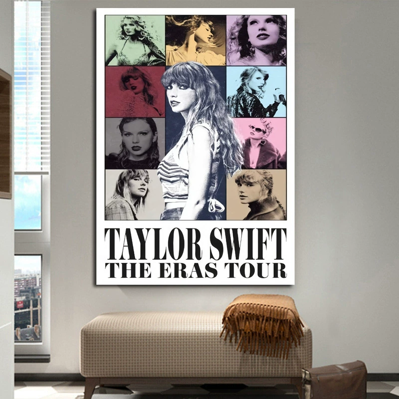 Плакат обложка альбома Taylor Swift Mold Musical Music European and American singer bedroom waterproof oil canvas